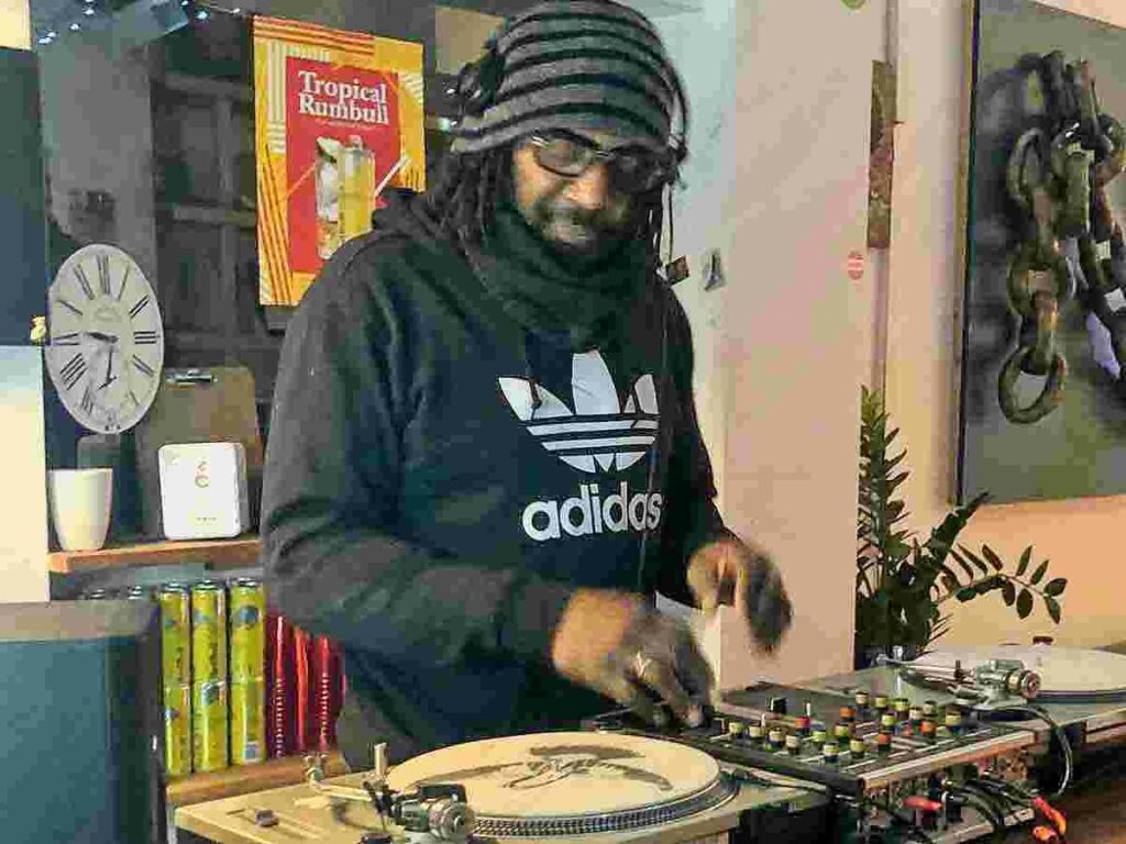 DJ at deck